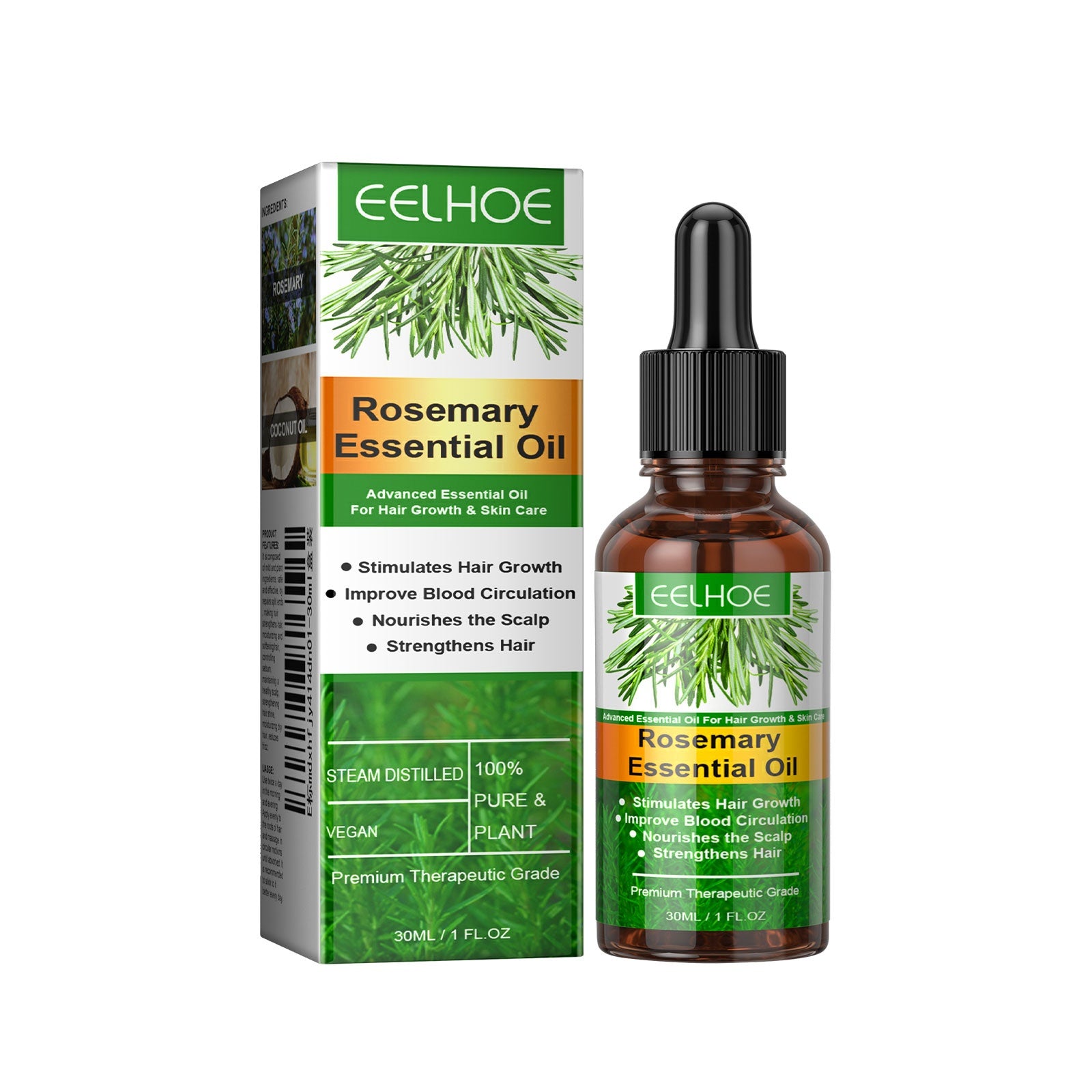 EELHOE Rosemary Nourishing Hair Growth &amp; Anti-Breakage Oil - Opaline Glam Beauty