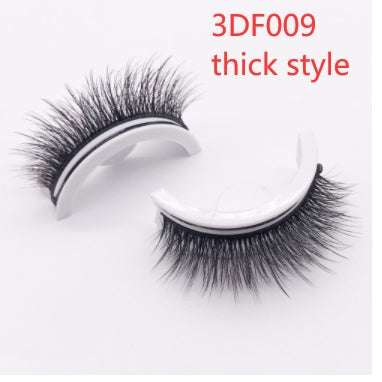 Reusable 3D Mink Lashes Natural False Eyelashes Self Adhesive