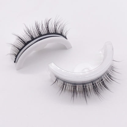 Reusable 3D Mink Lashes Natural False Eyelashes Self Adhesive